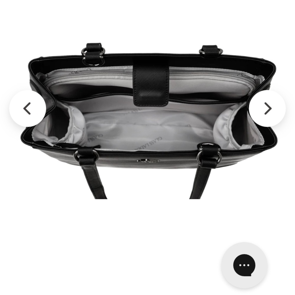 Michelle glass ladder tote with cup holders